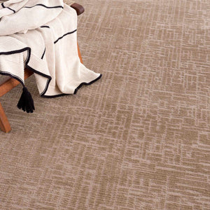 Leanna Light Brown Washable Area Rug