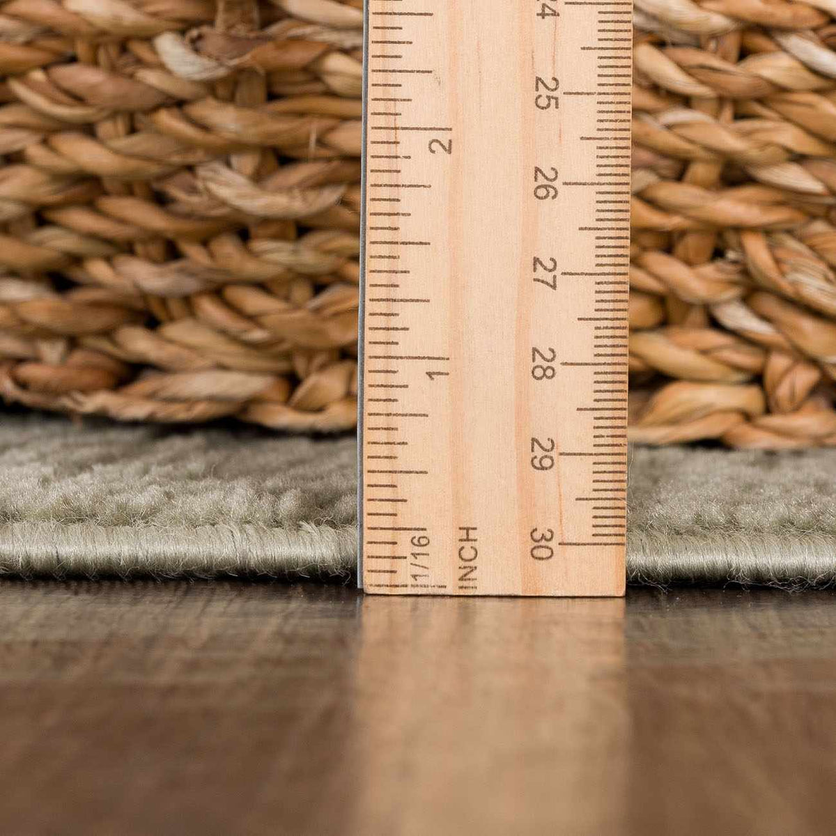 Leanna Green Washable Area Rug