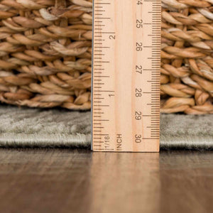 Leanna Green Washable Area Rug