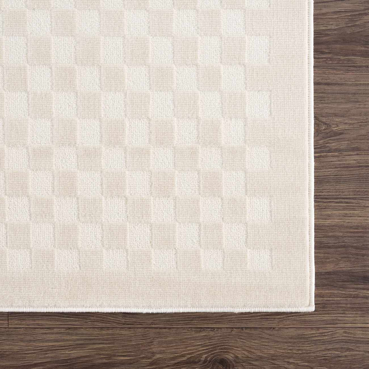 Gaiwan Cream Washable Area Rug
