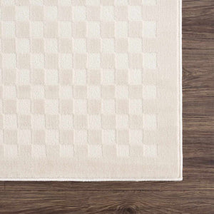 Gaiwan Cream Washable Area Rug