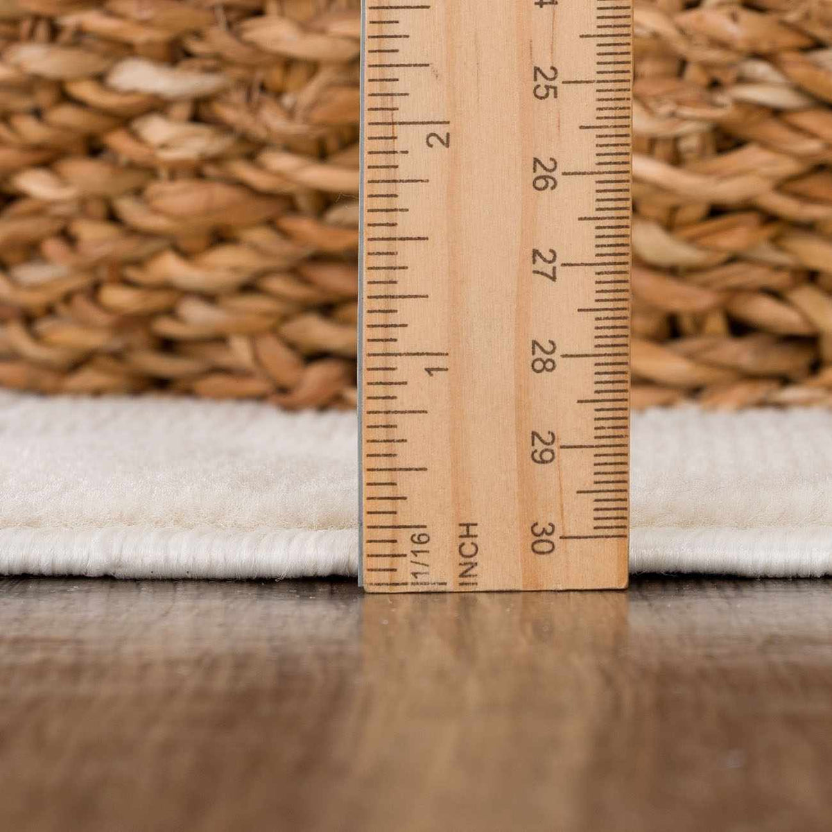 Gaiwan Cream Washable Area Rug