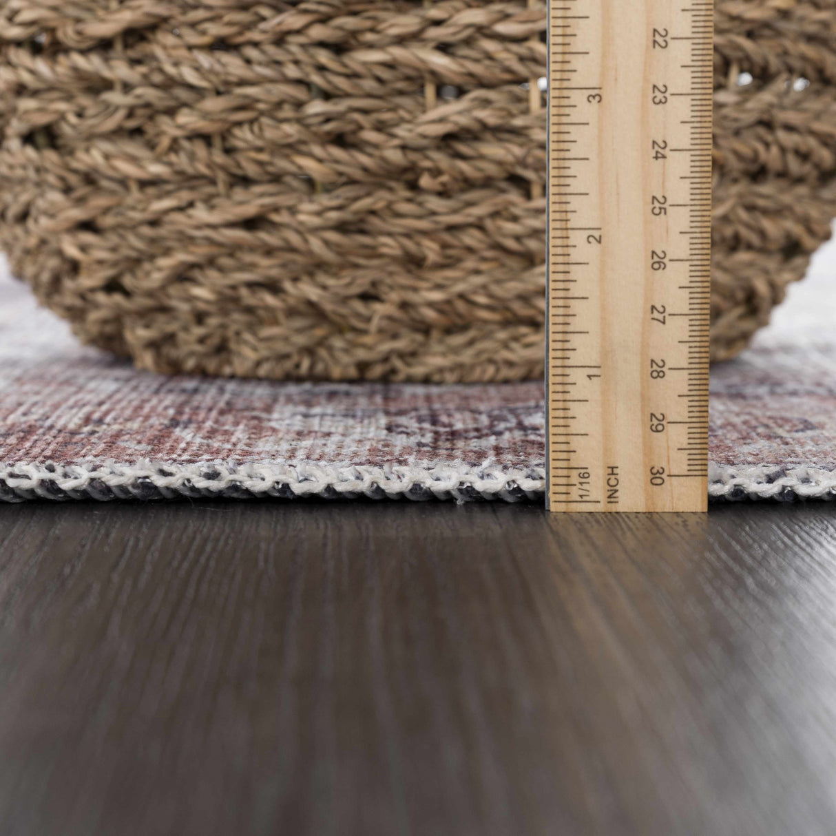 Beige Rosman Washable Area Rug - Promo