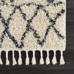 Emlenton Berber Shag with Tassels - Clearance