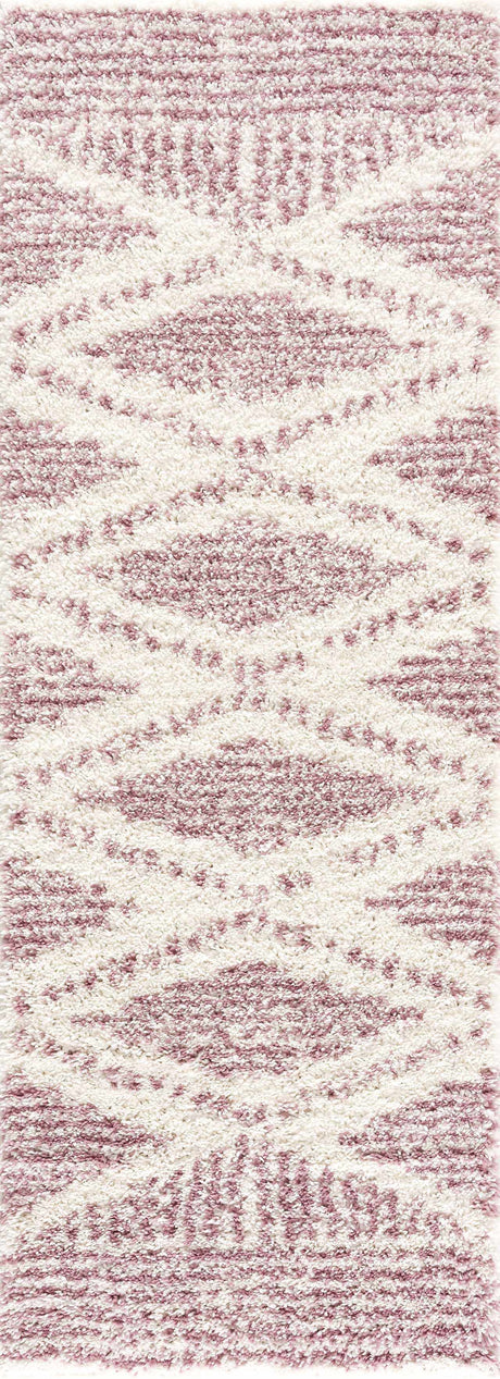 Trunding Plush  in Pink Area Rug - Clearance