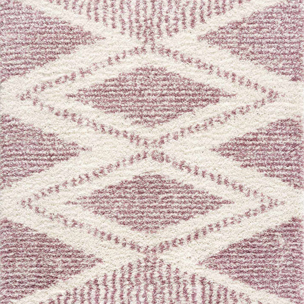 Trunding Plush  in Pink Area Rug - Clearance