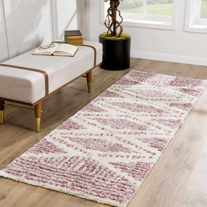Trunding Plush  in Pink Area Rug - Clearance