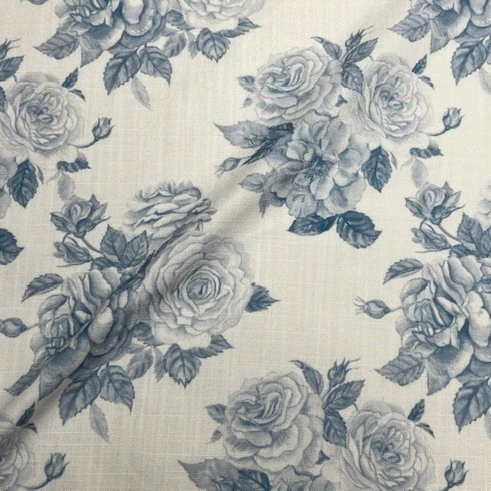 Derby Floral Digital Print Tablecloth – Wedgwood