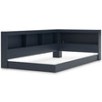 Simmenfort T Bookcase Storage with End Panel