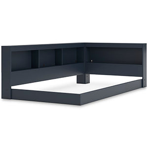 Simmenfort T Bookcase Storage with End Panel