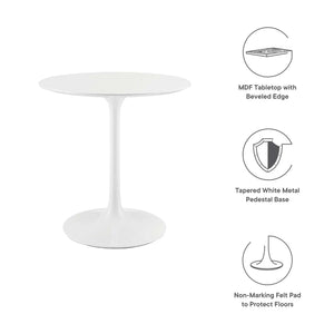 Lippa 28" Round Wood Dining Table by Modway