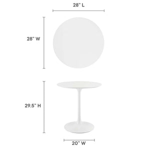 Lippa 28" Round Wood Dining Table by Modway