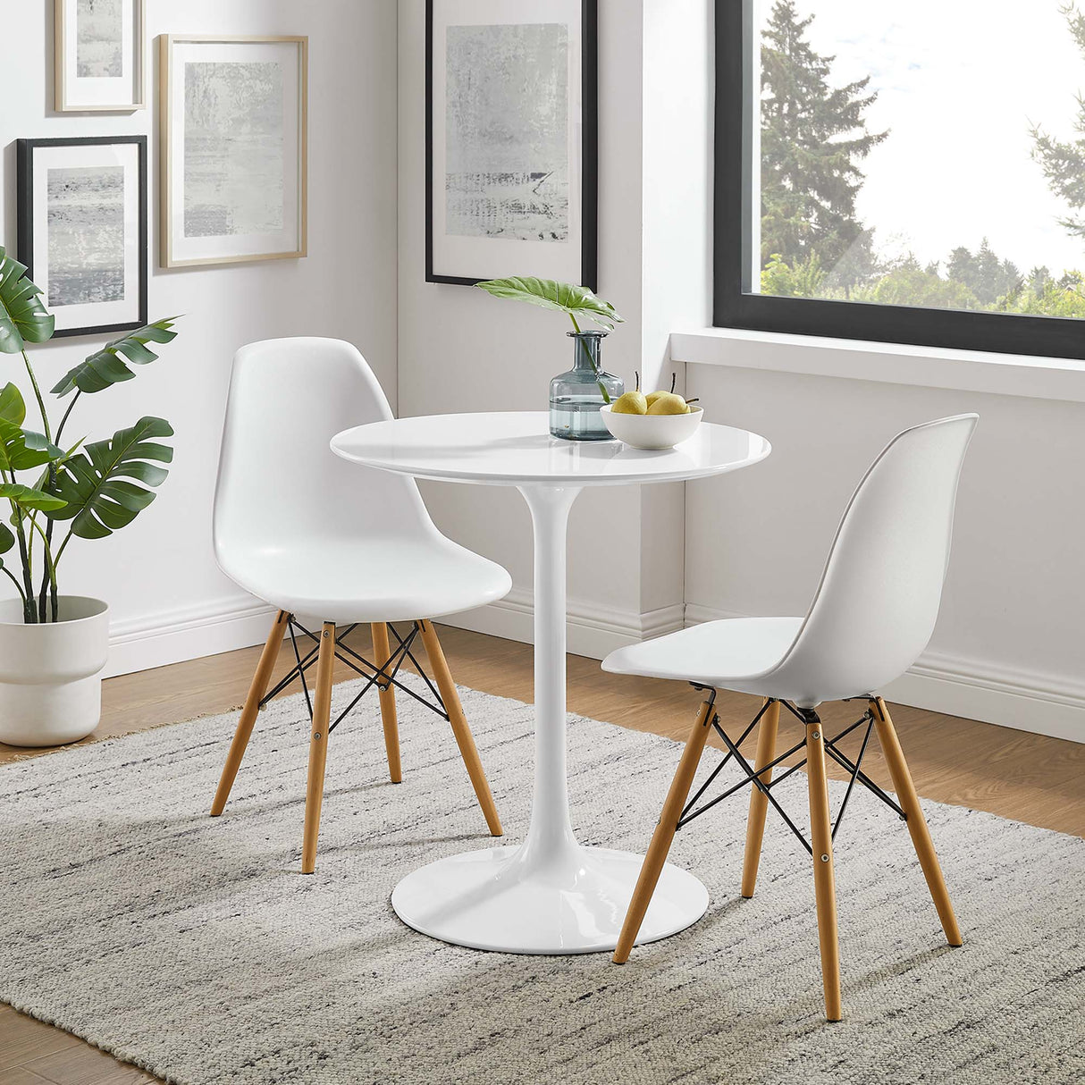 Lippa 28" Round Wood Dining Table by Modway