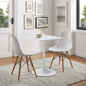 Lippa 24" Square Wood Dining Table by Modway