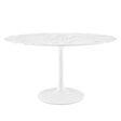 Lippa 54" Oval Faux Marble Dining Table by Modway