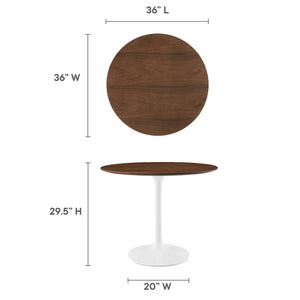 Lippa 36" Round Wood Dining Table by Modway