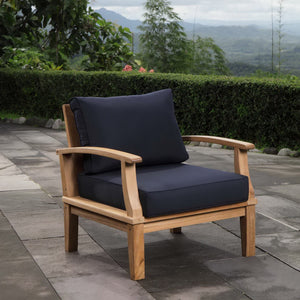 Marina Outdoor Patio Teak Armchair by Modway