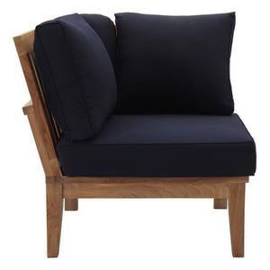 Marina Outdoor Patio Teak Corner Sofa by Modway