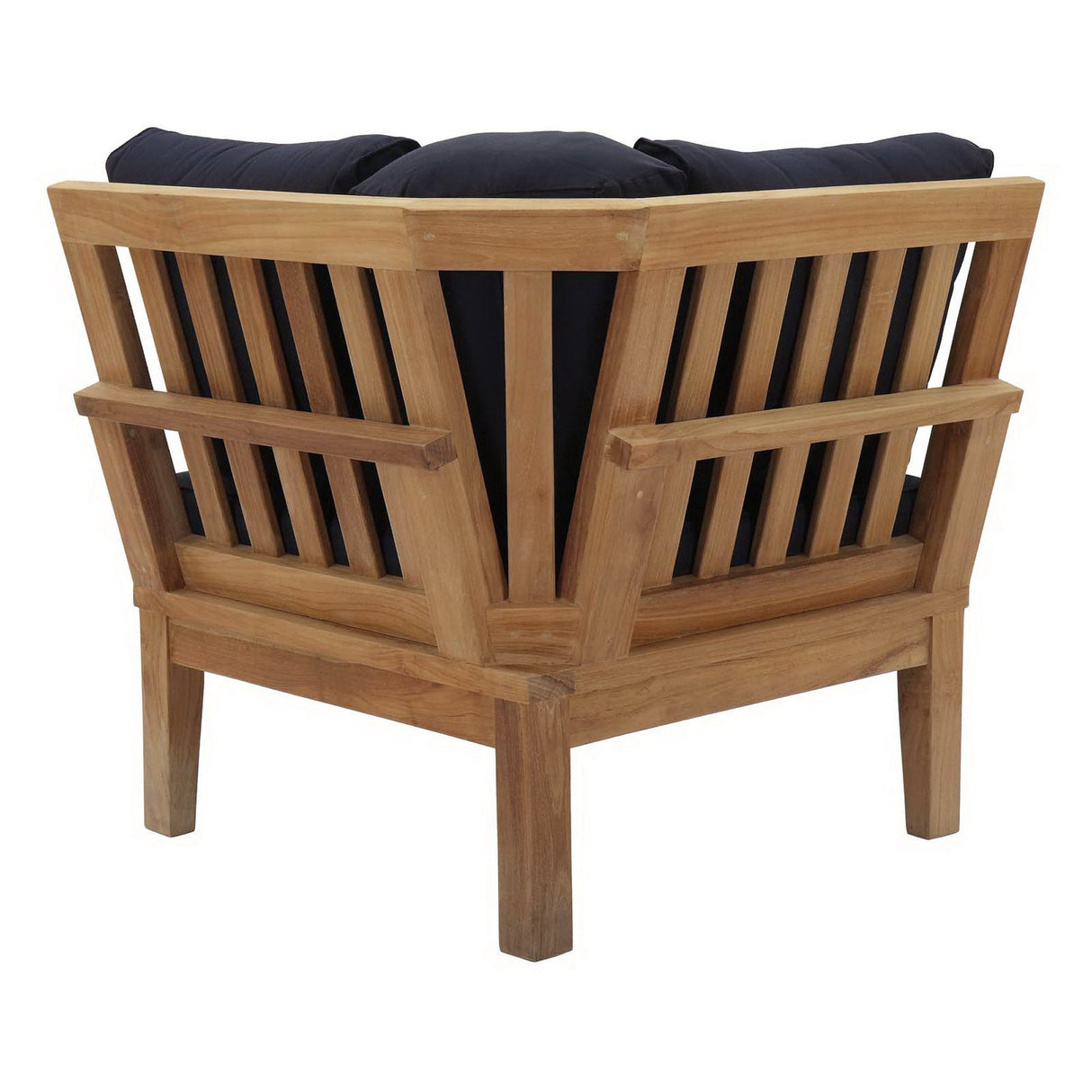 Marina Outdoor Patio Teak Corner Sofa by Modway