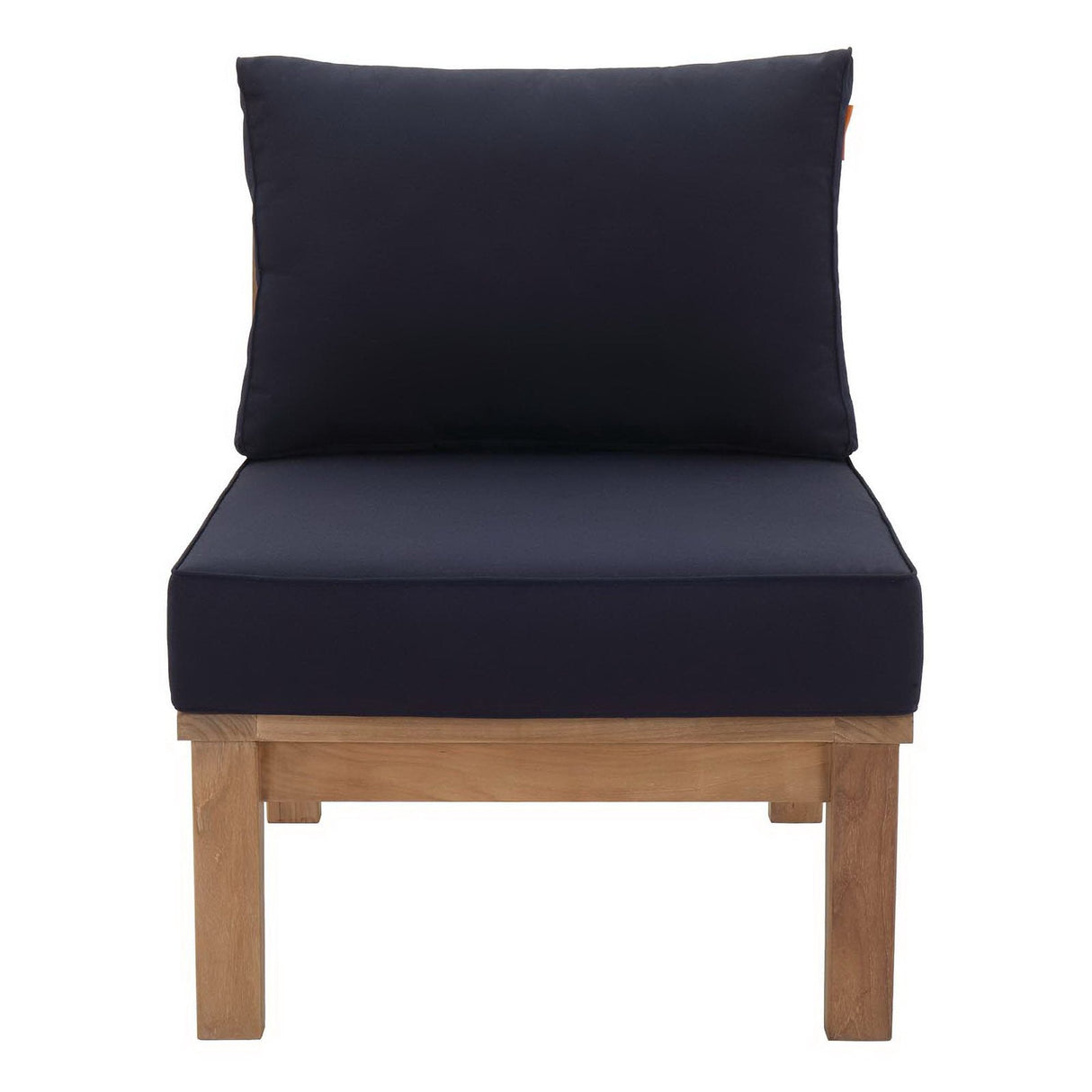 Marina Armless Outdoor Patio Teak Sofa by Modway