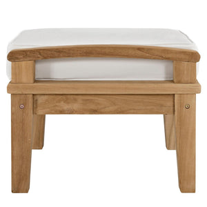 Marina Outdoor Patio Teak Ottoman by Modway