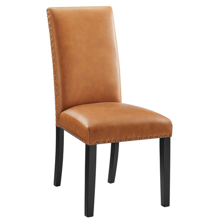 Parcel Dining Faux Leather Side Chair by Modway