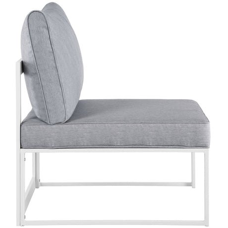 Fortuna Armless Outdoor Patio Chair by Modway