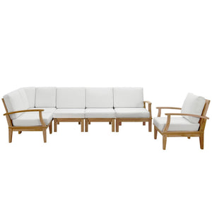 Marina 6 Piece Outdoor Patio Teak Set by Modway