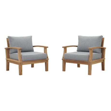 Marina 2 Piece Outdoor Patio Teak Set by Modway