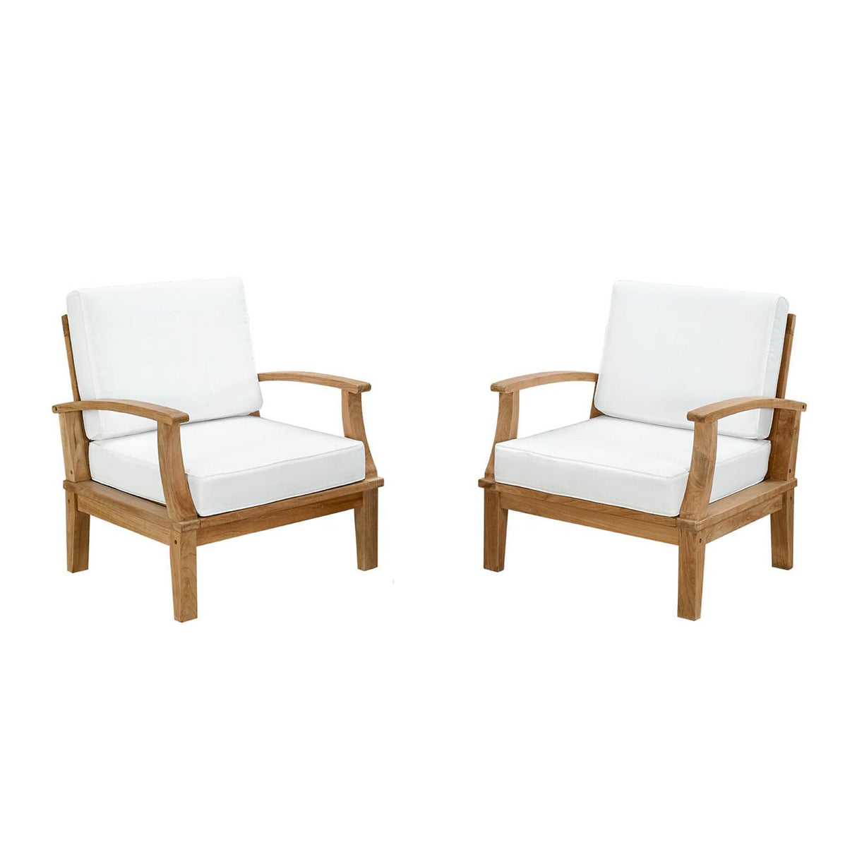 Marina 2 Piece Outdoor Patio Teak Set by Modway