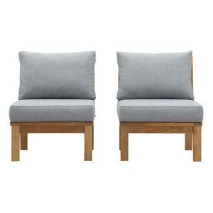 Marina 2 Piece Outdoor Patio Teak Set by Modway