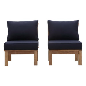 Marina 2 Piece Outdoor Patio Teak Set by Modway