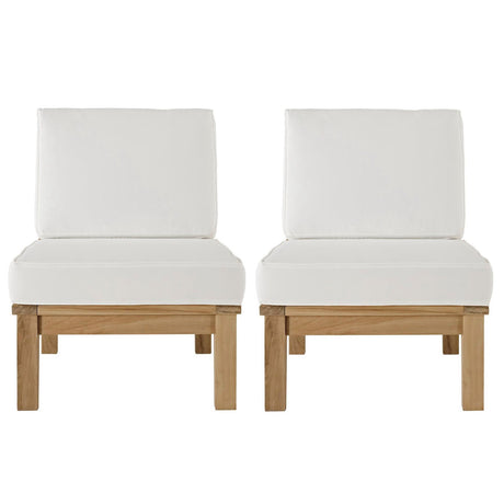 Marina 2 Piece Outdoor Patio Teak Set by Modway