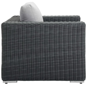 Summon Outdoor Patio Fabric Sunbrella Armchair by Modway