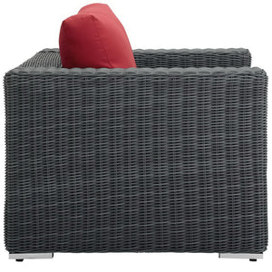 Summon Outdoor Patio Fabric Sunbrella Armchair by Modway