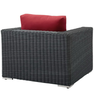 Summon Outdoor Patio Fabric Sunbrella Armchair by Modway