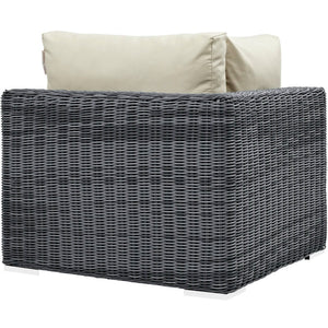 Summon Outdoor Patio Sunbrella Corner Sofa by Modway