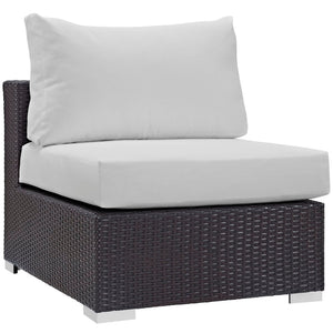 Convene Outdoor Patio Armless Chair by Modway