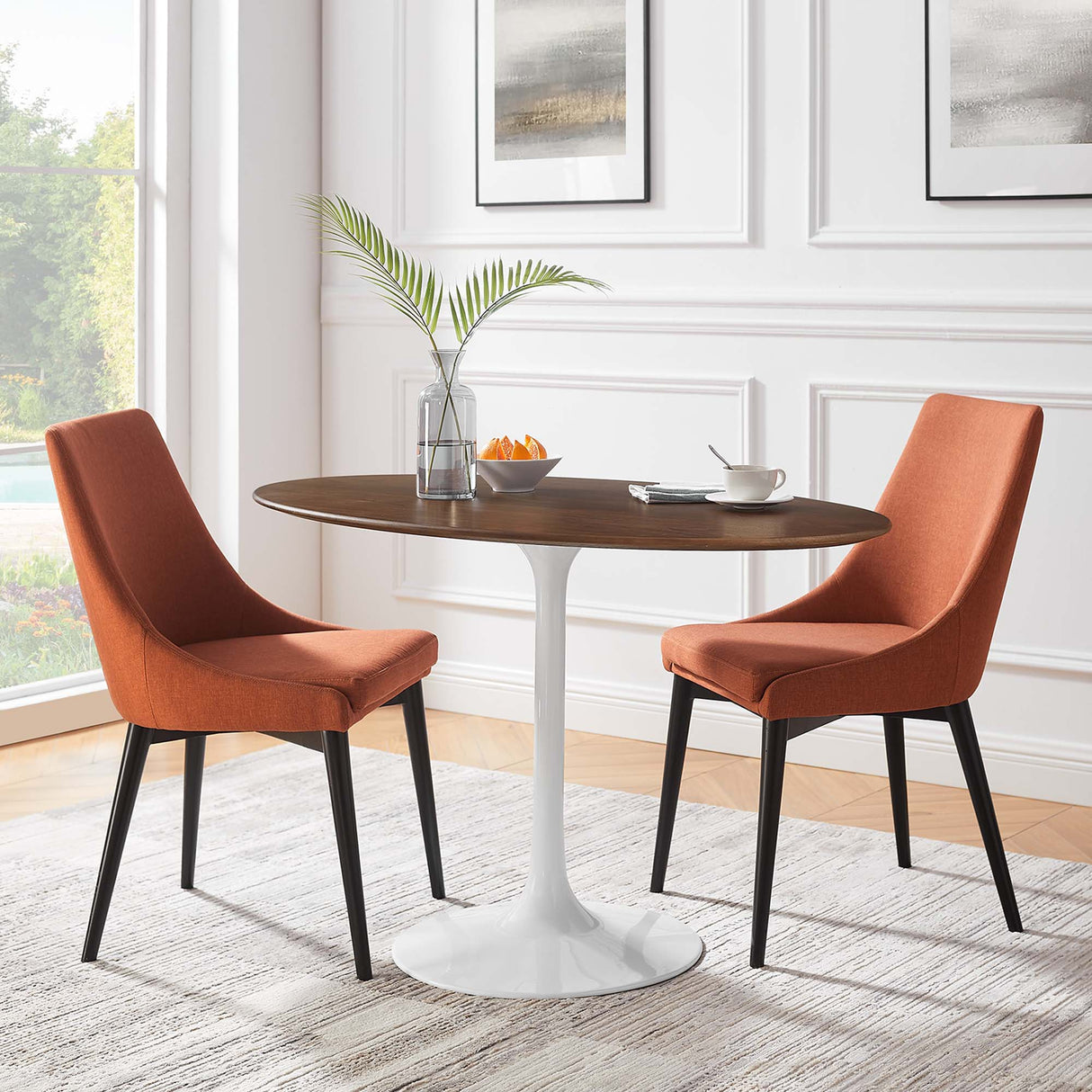 Lippa 48" Oval Wood Dining Table by Modway