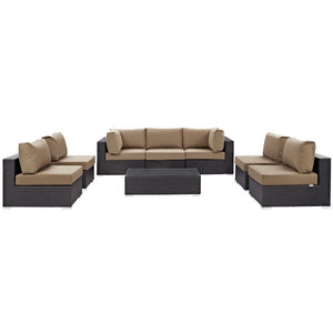 Convene 8 Piece Outdoor Patio Sectional Set by Modway