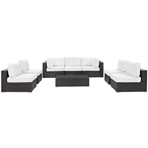 Convene 8 Piece Outdoor Patio Sectional Set by Modway