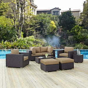 Convene 8 Piece Outdoor Patio Sectional Set by Modway