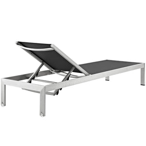 Shore Outdoor Patio Aluminum Chaise Set of 6 by Modway