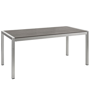 Shore 7 Piece Outdoor Patio Aluminum Dining Set by Modway