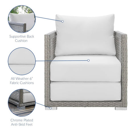 Aura Rattan Outdoor Patio Armchair by Modway