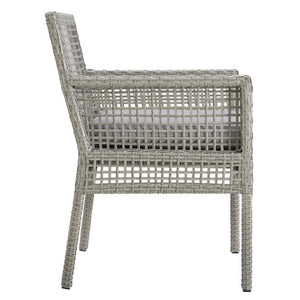 Aura Outdoor Patio Wicker Rattan Dining Armchair by Modway