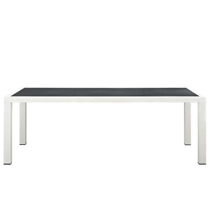 Stance 90.5" Outdoor Patio Aluminum Dining Table by Modway