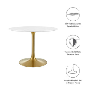 Lippa 40" Round Wood Dining Table by Modway