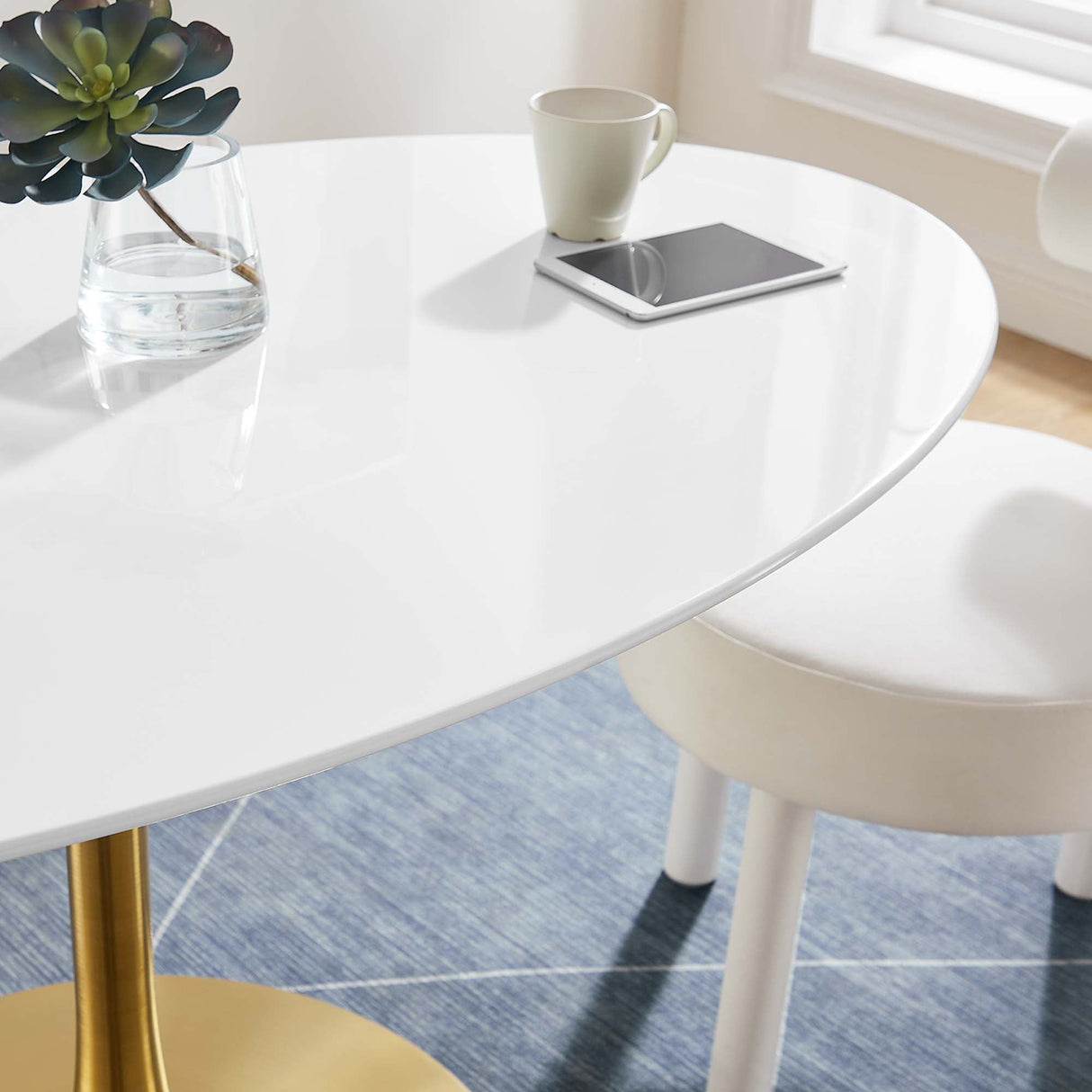 Lippa 60" Oval Wood Dining Table by Modway