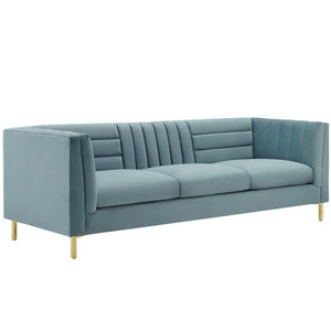 Ingenuity Channel Tufted Performance Velvet Sofa by Modway